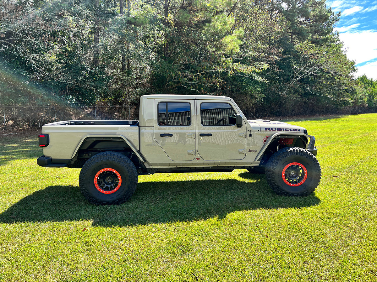 Hatchet High Line Rear Fenders for Jeep JT Gladiator - Steel Motobilt