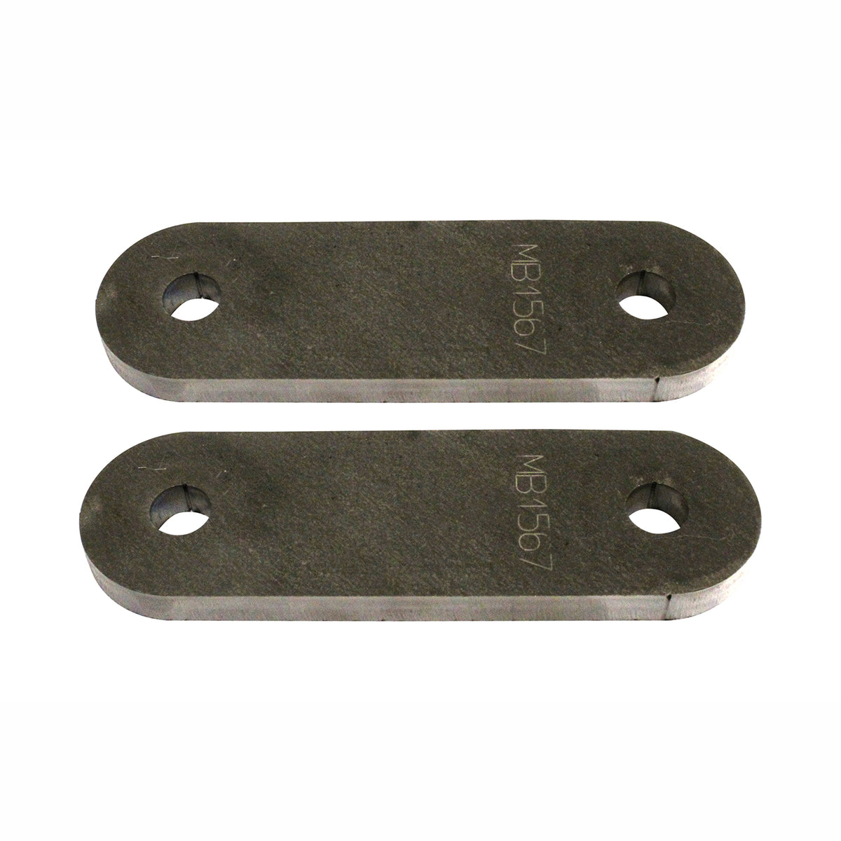 4" Straight Leaf Spring Shackle (2 Holes) Motobilt