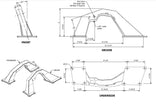 Rear Upper Coil Over Shock Mounts for High Line Fenders