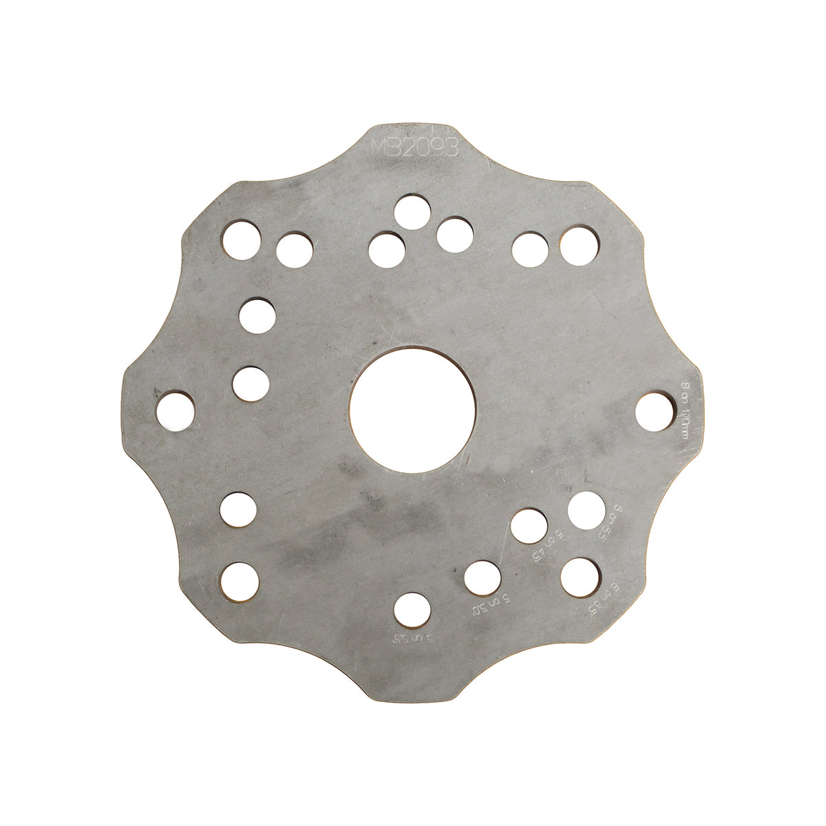 Spare Tire Mounting Plate Motobilt