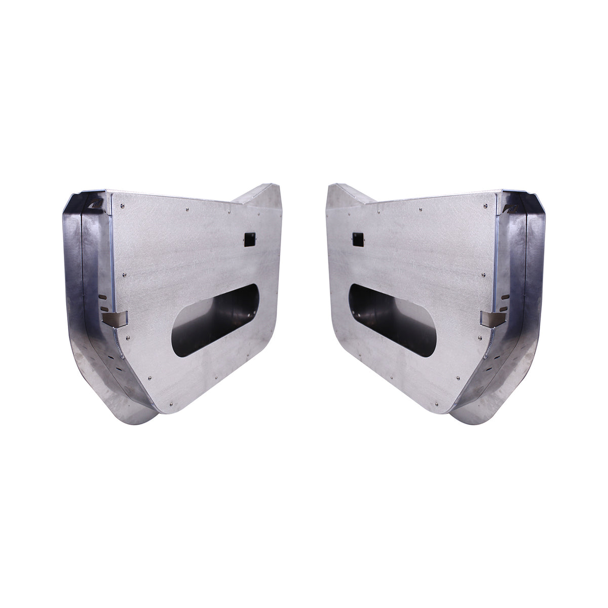 Motobilt JK aluminum half door, rear angle product view