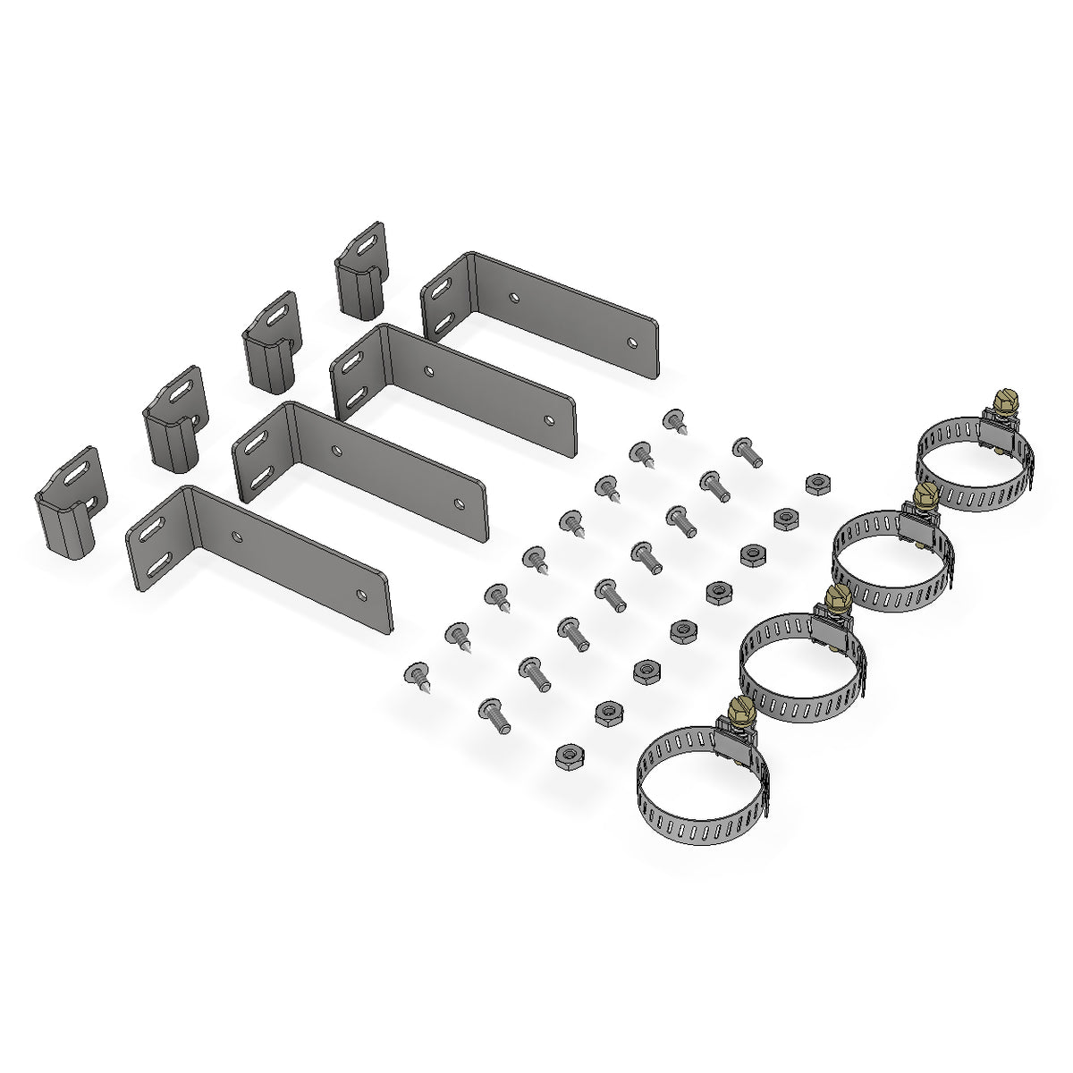 Soft Top Door Surround Bracket Kit for Motobilt Jeep JKU Cage Kit Motobilt