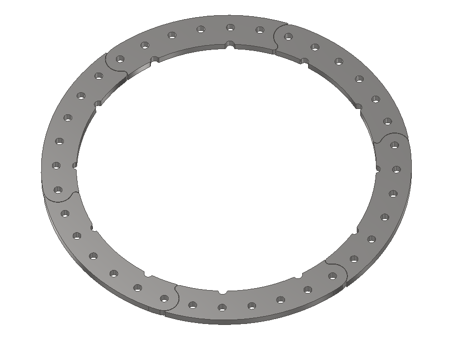 Centering Plate and Anti-Coning Rings for 17" DIY Beadlocks Motobilt