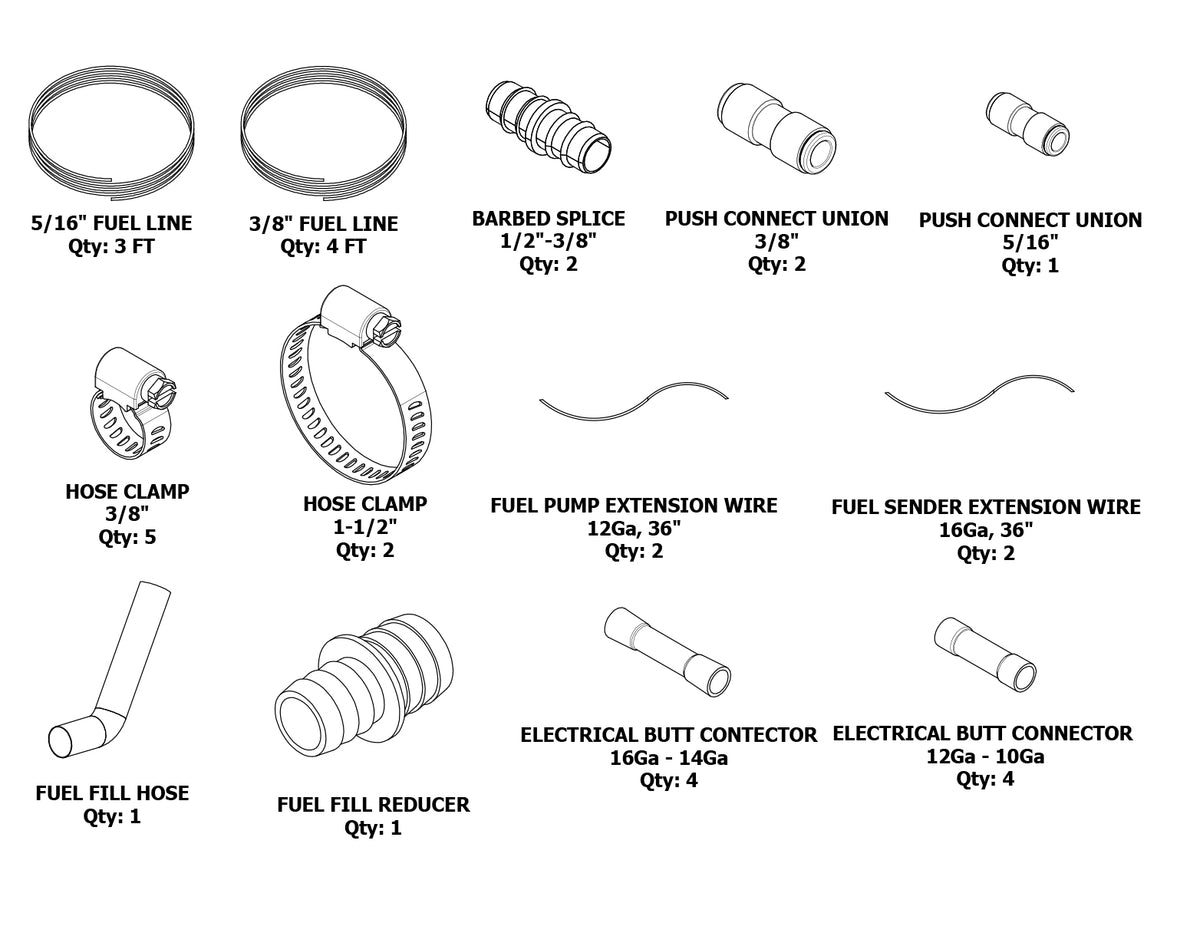 JL EVAP and Fuel Line Modification for Rear Tank Motobilt