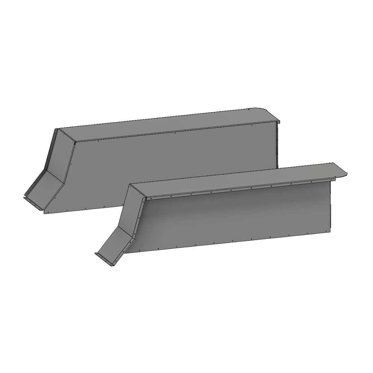 15" Stretch Highline Rear Inner Fender Replacement for Jeep YJ Motobilt