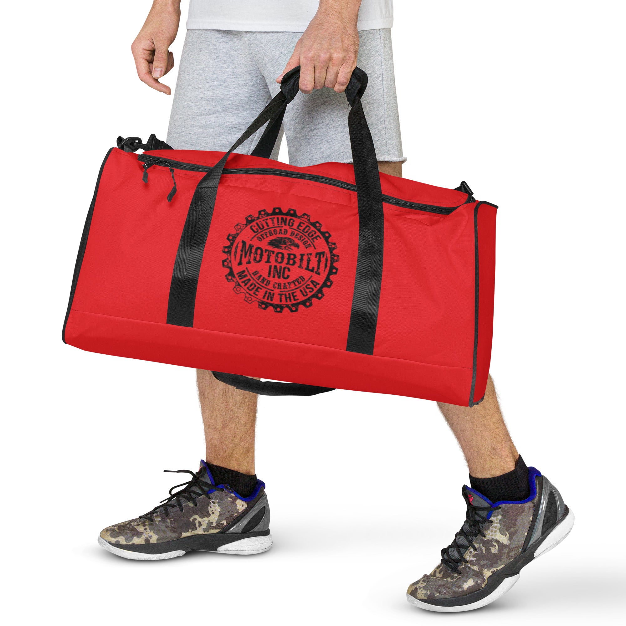 gear duffle bag Motobilt Gear Red Duffle Bag