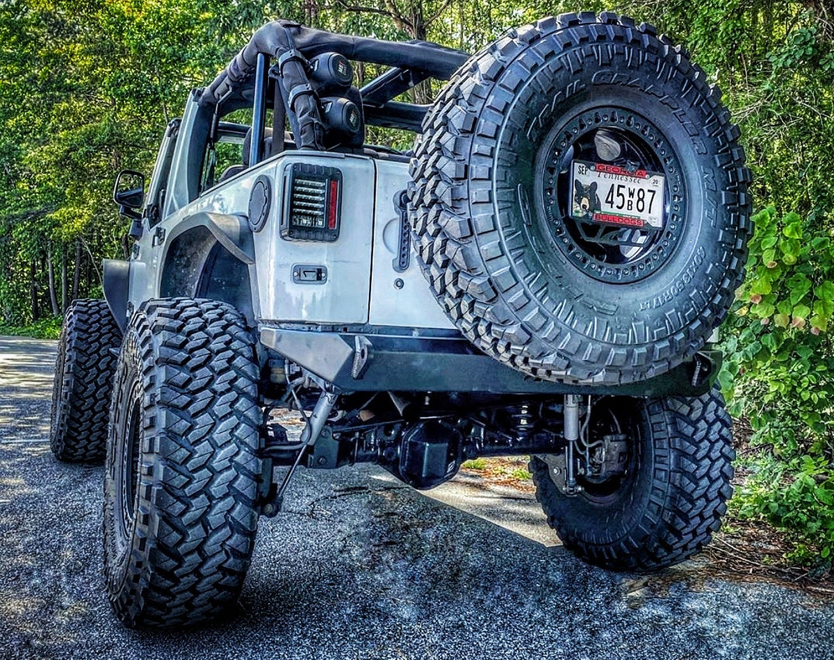 Spare Tire Tag Relocation Mount Motobilt