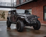 Hammer Front Bumper w/ Bull Bar, Fog Mounts & Skid Plate for Jeep JL / JT