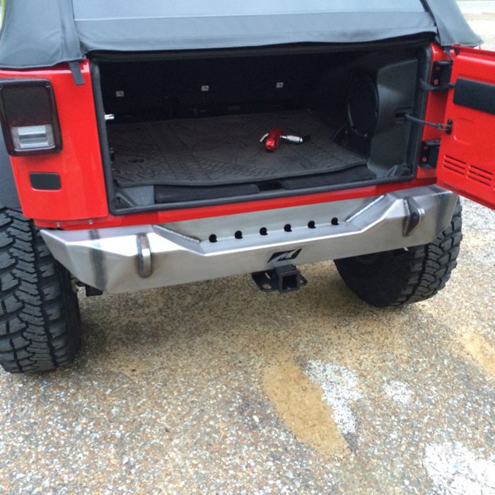 Stubby Rear Bumper for Jeep JK / JKU Motobilt