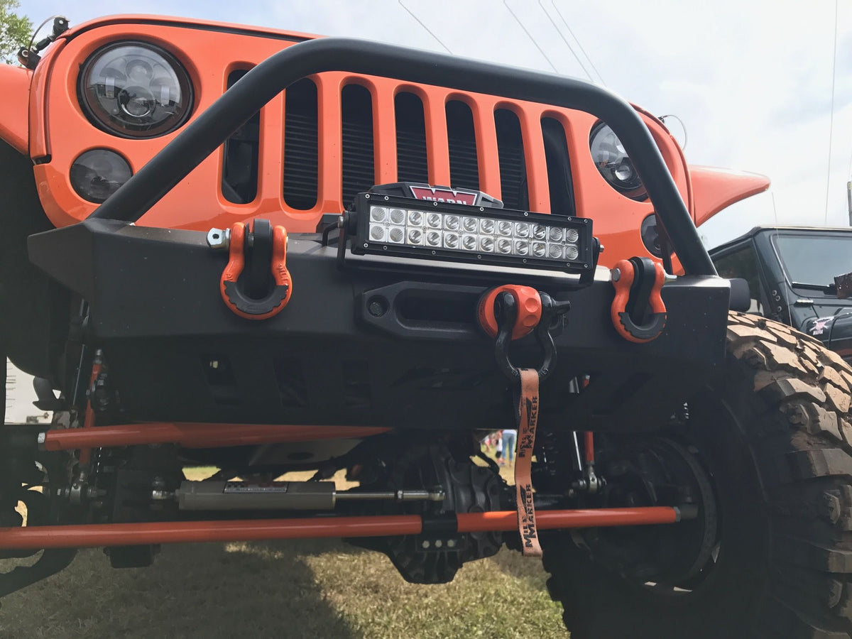 Crusher Front Bumper w/Stinger for Jeep JK / JKU Motobilt