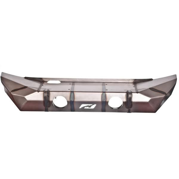Motobilt Hammer Front Bumper W/Fog Mount MB1025F for Jeep JK / JKU steel bumper with d ring mounts, factory fog light mounts, and winch capable front view