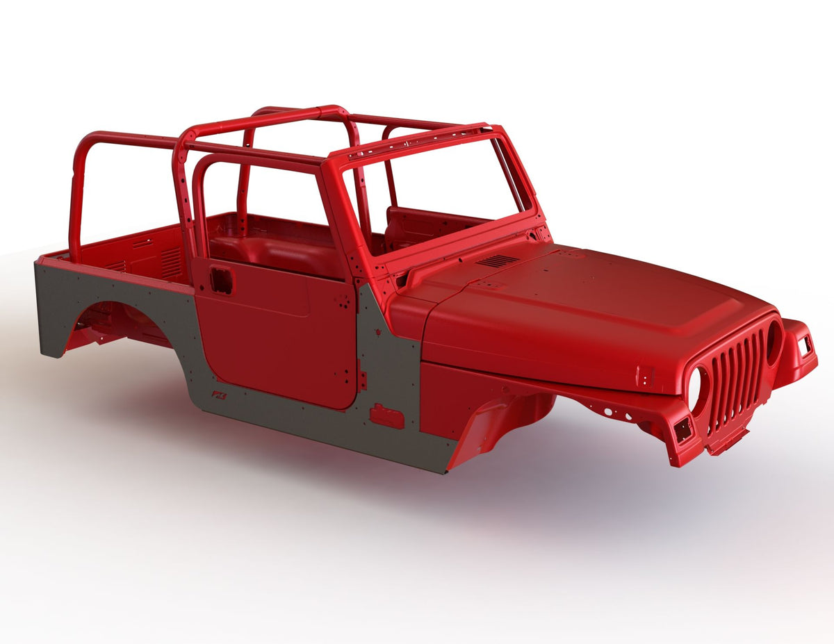 Body Tub Armor for Jeep TJ/LJ Motobilt