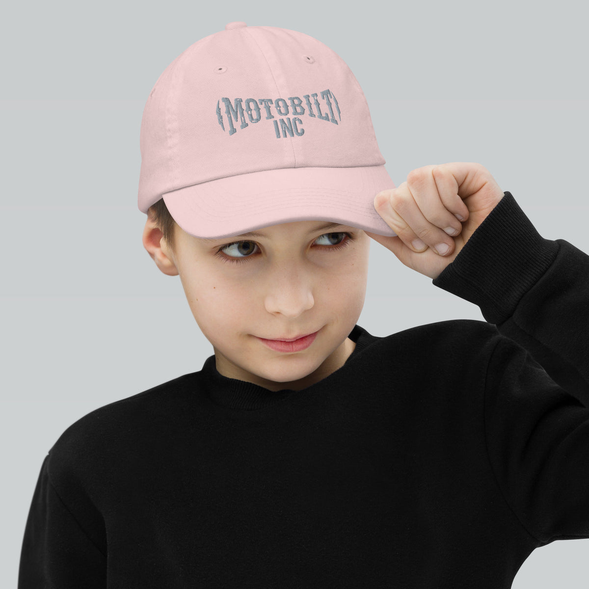 Motobilt embroidered logo Youth baseball cap Motobilt