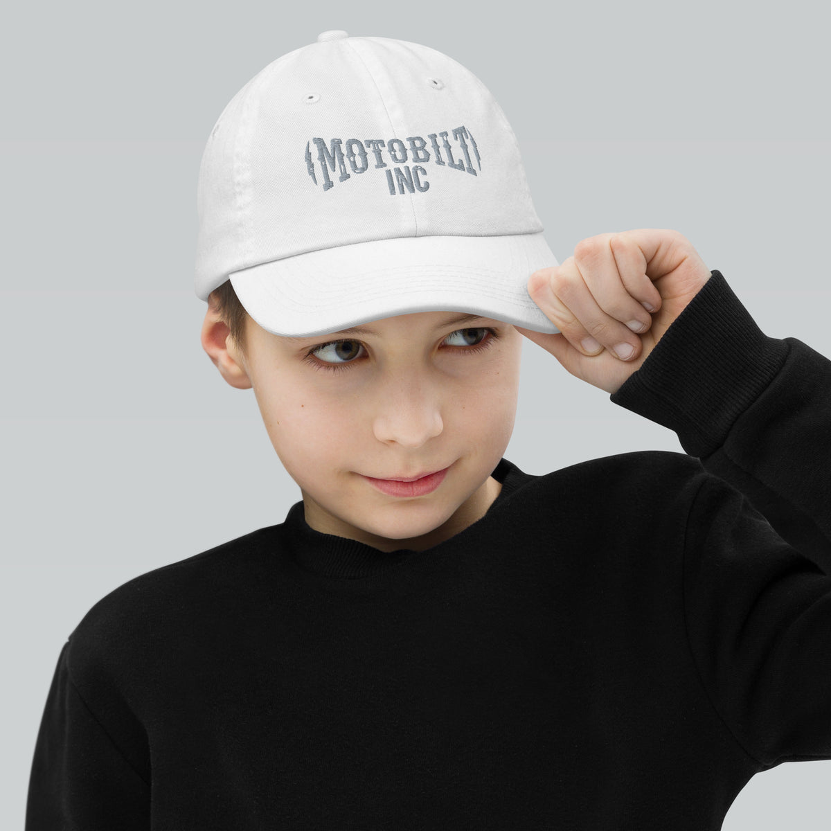 Motobilt embroidered logo Youth baseball cap Motobilt