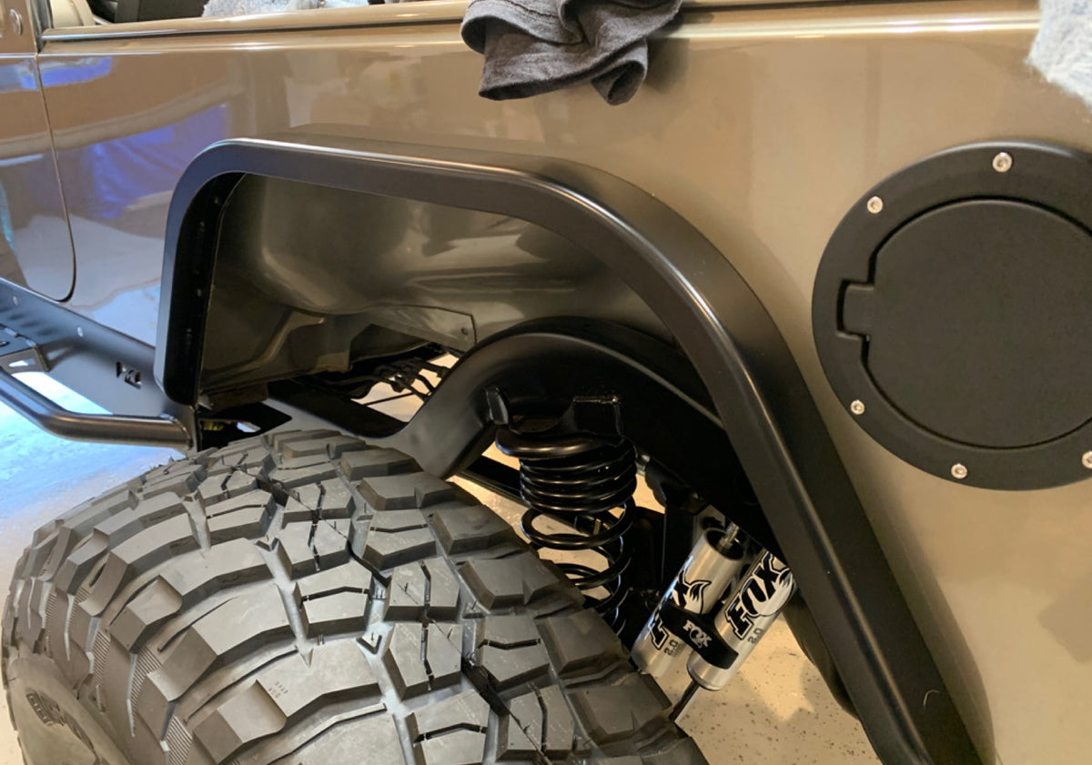 Customizing the Motobilt Rear Double Arch 2" Fender Flare Set for Jeep TJ/LJ