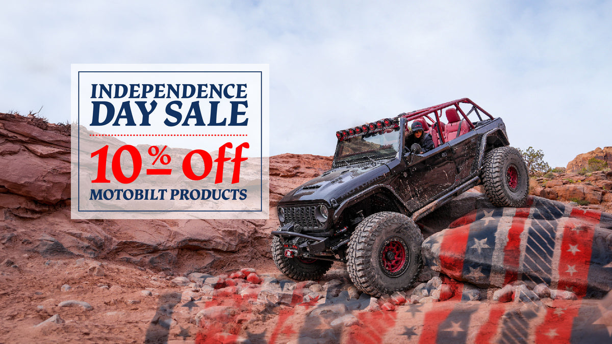 Celebrate Independence Day with Motobilt's Sitewide Sale!