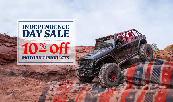 Celebrate Independence Day with Motobilt's Sitewide Sale!