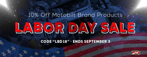 Labor Day Sale at Motobilt!