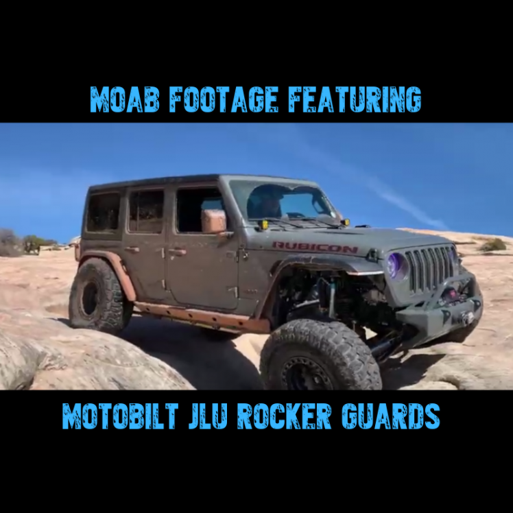 Moab Tested! The New Motobilt Jeep JL Rocker Guards With Steps