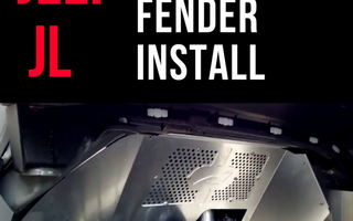 Tech Thursday:  Jeep JL Front Inner Fenders Install Video