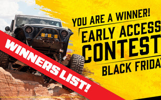 The 2025 Black Friday Early Access Winners Are In!