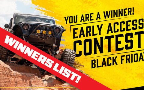 The 2025 Black Friday Early Access Winners Are In!