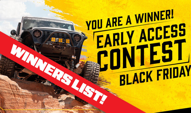 The 2025 Black Friday Early Access Winners Are In!