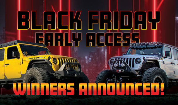 Black Friday Early Access Winners Announced!