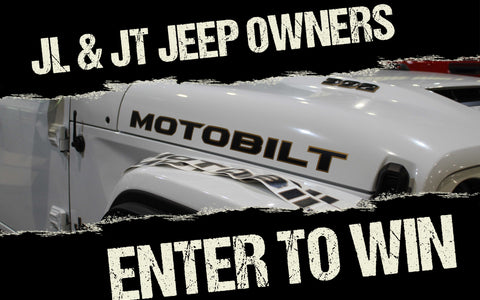 JL & JT owners - ENTER TO WIN MOTOBILT HOOD DECALS