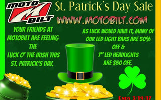 Motobilt St. Patrick's Day Sale