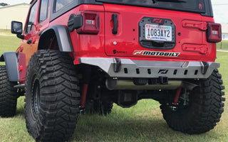 New Product:  Jeep JL Crusher rear bumper works with spare tire