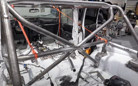 Caged: This Baja Designs JKU will be serving serious trail time!