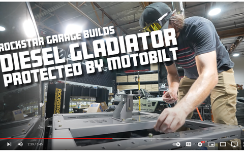 Rockstar Builds 3.0 Diesel Gladiator for Patriot Liners protected with Motobilt Armor!
