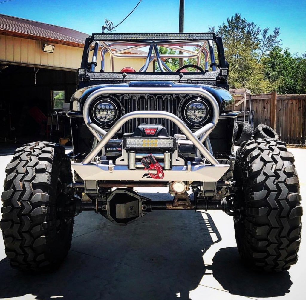Jeep CJ-7 on 43" SX Swampers and 1 ton axles