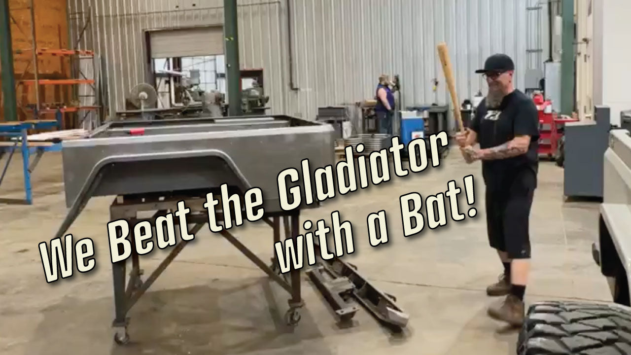 Beating the Gladiator w/ a bat LIVE, Leaking info & Product Announcements