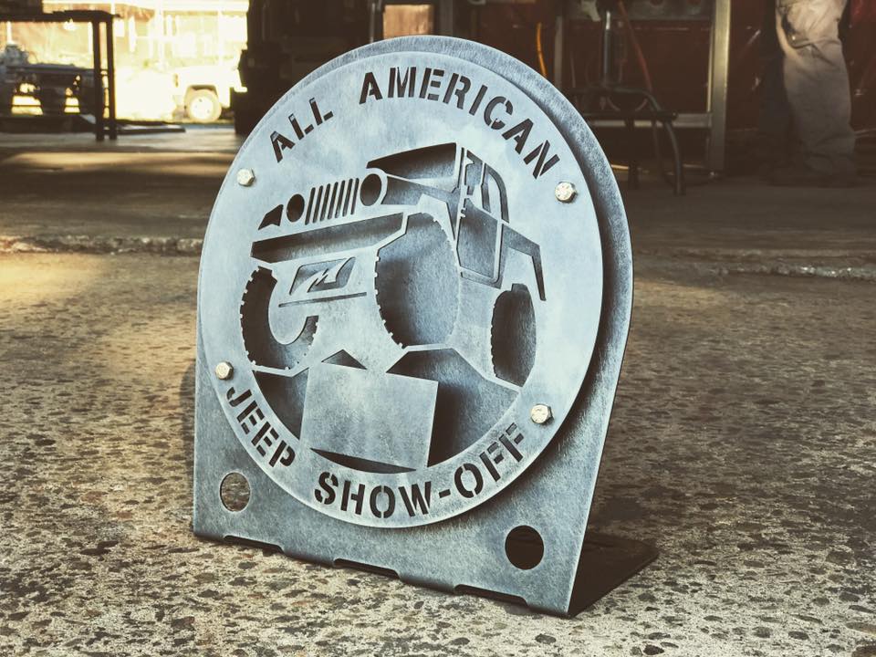 All American Jeep Show Off Trophies