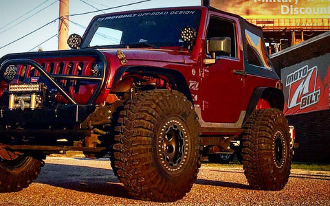 Motobilt Custom Beadlocks On The 2-door Jeep JK