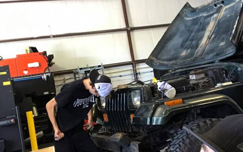 Father & Son Jeep build at Motobilt