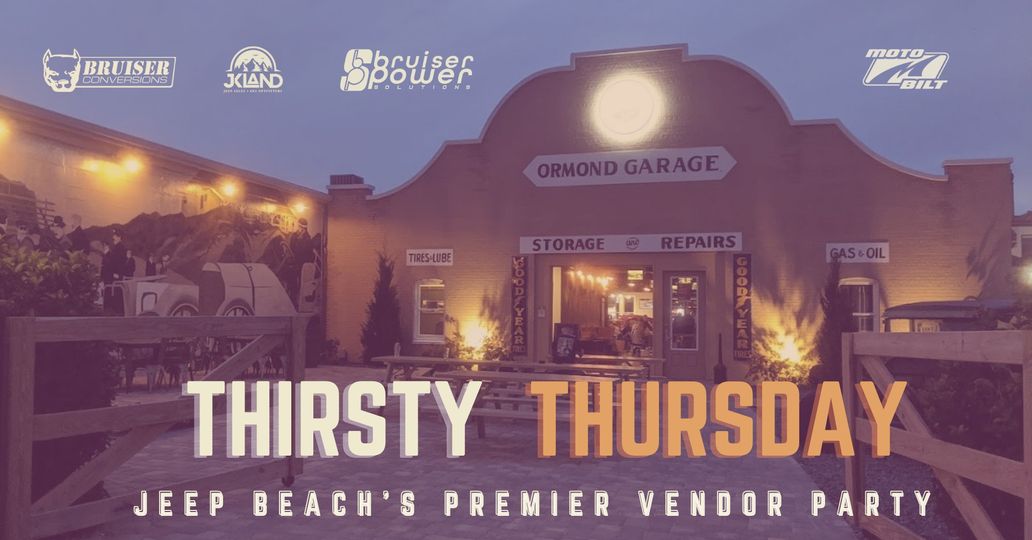 Thirsty Thursday at Jeep Beach
