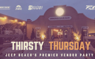 Thirsty Thursday at Jeep Beach