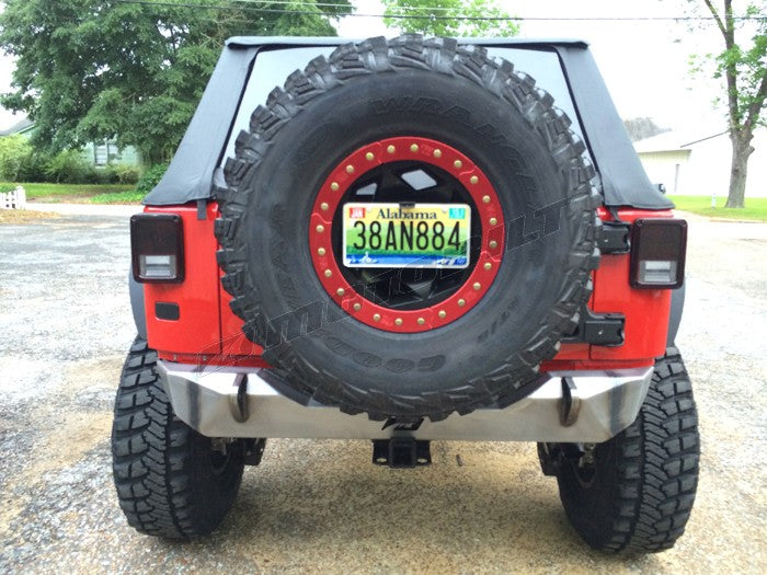 Motobilt Jeep JK Rear Stubby Bumper Installed Gallery