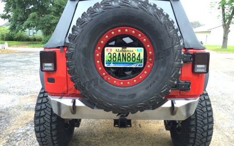 Motobilt Jeep JK Rear Stubby Bumper Installed Gallery