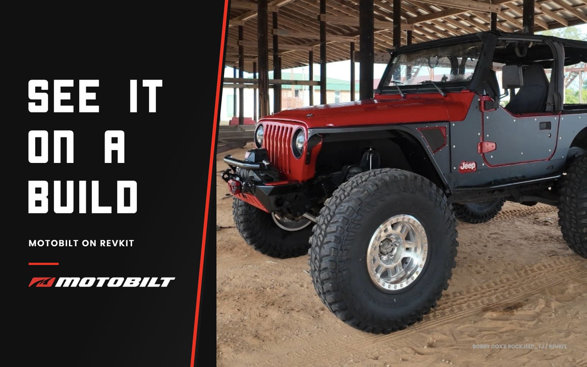 See It on a Build: Motobilt on REVKIT featuring Bobby Cox's personal Jeep, RockJeep_TJ.