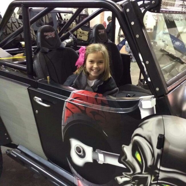 Working with my daughter in the shop