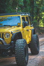 Hatchet High Line Front Fender 2" Flare for Jeep JL/JU/JT - Steel