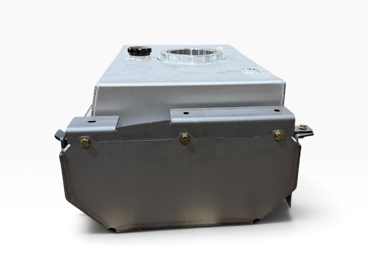 Rear view of Motobilt MB5074 fuel cell skid and mounting brackets