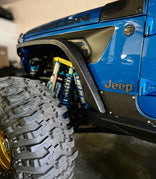 Crusher Front Fender Flares for Jeep JL/JLU/JT Gladiator - Aluminum