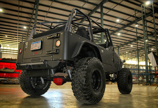 Rear Double Arch 4" Fender Flare Set for Jeep TJ/LJ - Motobilt