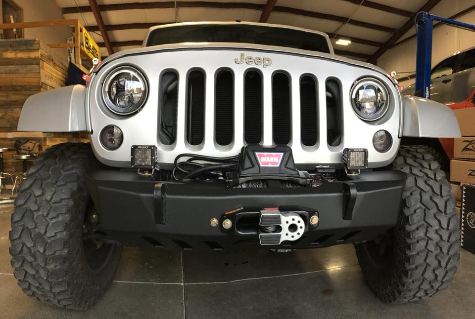 Crusher Series Front Bumper for Jeep JK / JKU – Motobilt