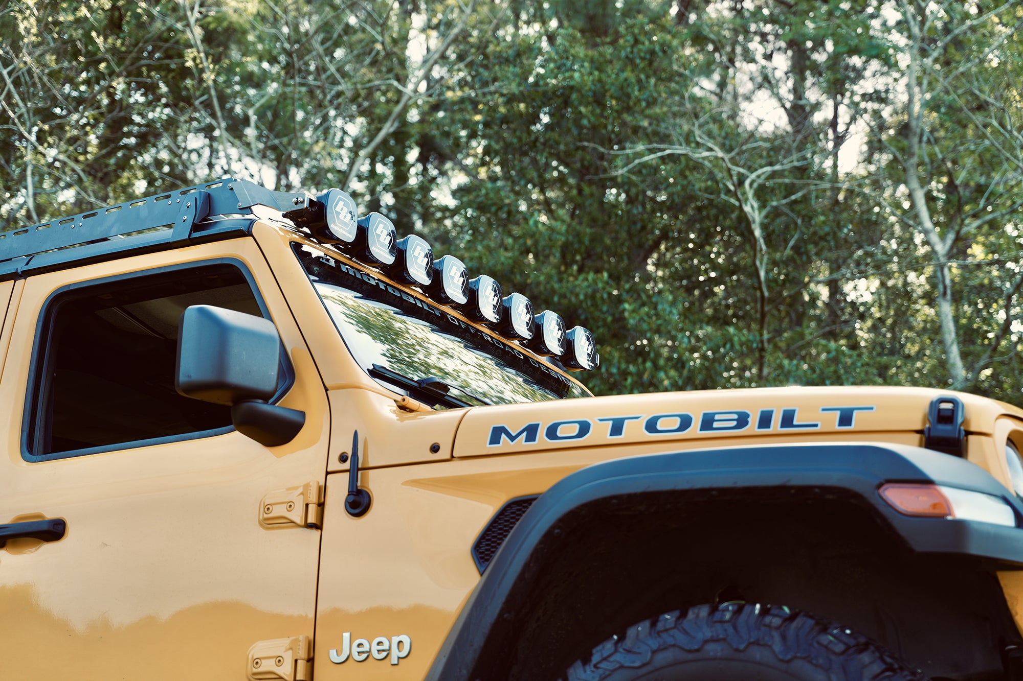 Linkable Light Bar Roof Rack Brackets for Baja Designs – Motobilt